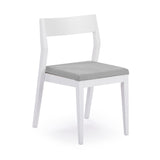 272031600218 : Dining Chair Dining Chair Frame (2 Pack), White with Slate Cushion