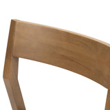 272031600734 : Dining Chair Dining Chair Frame (2 Pack), Pecan with Onyx Cushion