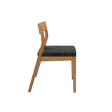 272031600734 : Dining Chair Dining Chair Frame (2 Pack), Pecan with Onyx Cushion