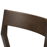 272031600821 : Dining Chair Dining Chair Frame (2 Pack), Walnut with Graphite Cushion