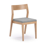 272031601018 : Dining Chair Dining Chair Frame (2 Pack), Blonde with Slate Cushion