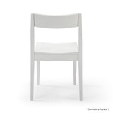 2720320000-002 : Dining Chair Modern Dining Chair (2 pack), White
