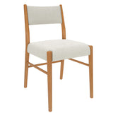 2720333000-417 : Dining Chair Brio Dining Chair- 2 Pack, Pecan/Ivory