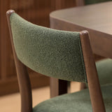 2720333000-428 : Dining Chair Brio Dining Chair- 2 Pack, Walnut/Evergreen