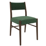 2720333000-428 : Dining Chair Brio Dining Chair- 2 Pack, Walnut/Evergreen