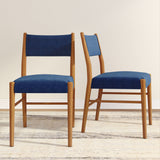 2720333000-437 : Dining Chair Brio Dining Chair- 2 Pack, Pecan/Marine