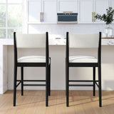 2720334000-410 : Counter Chair Brio Counter Height Stool - 2 Pack, Black/Ivory