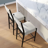 2720334000-410 : Counter Chair Brio Counter Height Stool - 2 Pack, Black/Ivory