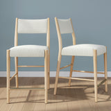2720334000-414 : Counter Chair Brio Counter Height Stool - 2 Pack, Blonde/Ivory