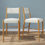 2720334000-417 : Counter Chair Brio Counter Height Stool - 2 Pack, Pecan/Ivory