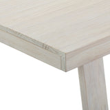 2800301000-153 : Dining Table Classic Rectangular Dining Room Table (72in / 1830mm), White Sand Wirebrush