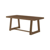 2800301000-197 : Dining Table Classic Rectangular Dining Room Table (72in / 1830mm), Pecan Wirebrush