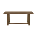 2800301000-197 : Dining Table Classic Rectangular Dining Room Table (72in / 1830mm), Pecan Wirebrush