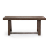 2800301000-198 : Dining Table Classic Rectangular Dining Room Table (72in / 1830mm), Walnut Wirebrush