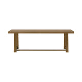 2800303000-197 : Dining Table Classic Rectangular Dining Room Table (94in / 2380mm), Pecan Wirebrush