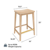 2800327000-010 : Counter Chair Smythe Stool Counter Height (24in), Blonde