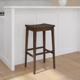 2800328000-008 : Bar Chair Smythe Stool Bar Height (30in), Walnut