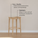 2800328000-010 : Bar Chair Smythe Stool Bar Height (30in), Blonde
