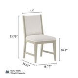 2800333000-412 : Dining Chair Sereno Dining Chair, Antique White/Ivory Cushion