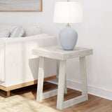 2800513000-153 : Side Table Classic Square Side Table (20in x 20in / 510mm x 510mm), White Sand Wirebrush