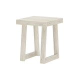 2800513000-153 : Side Table Classic Square Side Table (20in x 20in / 510mm x 510mm), White Sand Wirebrush