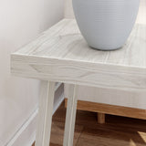 2800513000-153 : Side Table Classic Square Side Table (20in x 20in / 510mm x 510mm), White Sand Wirebrush