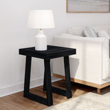 2800513000-190 : Side Table Classic Square Side Table (20in x 20in / 510mm x 510mm), Black Wirebrush