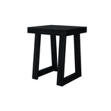 2800513000-190 : Side Table Classic Square Side Table (20in x 20in / 510mm x 510mm), Black Wirebrush