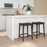 2820327000-008 : Counter Chair Smythe Stool Counter Height, (24in) - 2 pack, Walnut