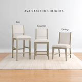 2820333000-412 : Dining Chair Sereno Dining Chair (2 pack)|| Antique White/Ivory Cushion