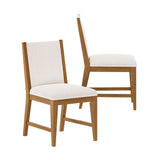 2820333000-417 : Dining Chair Sereno Dining Chair (2 pack)|| Pecan/Ivory Cushion