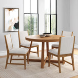 2820333000-417 : Dining Chair Sereno Dining Chair (2 pack)|| Pecan/Ivory Cushion