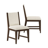2820333000-418 : Dining Chair Sereno Dining Chair (2 pack)||Walnut/Ivory Cushion