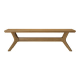 2900314000-007 : Dining Bench Cross Leg Dining Room Bench (60in / 1520mm), Pecan