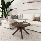 2900501000-008 : Coffee Table Verso Round Coffee Table (30in x 30in / 760mm x 760mm), Walnut