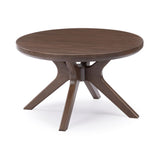 2900501000-008 : Coffee Table Verso Round Coffee Table (30in x 30in / 760mm x 760mm), Walnut