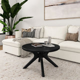 2900501000-170 : Coffee Table Verso Round Coffee Table (30in x 30in / 760mm x 760mm), Black