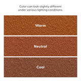 3020360700-607 : Counter Chair Elio Rattan Back Counter Stool- 2 Pack, Pecan Frame, Terracotta bouclée (WN2022A-10) Fabric