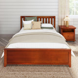 3160 XL CS : Kids Beds Queen Traditional Bed, Slat, Chestnut