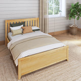 3160 XL UU NS : Kids Beds Queen Traditional Bed with Underbed Dresser, Slat, Natural