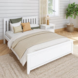 3160 XL WS : Kids Beds Queen Traditional Bed, Slat, White