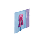 3210-028 : Accessories Full Extra Curtain Panel For Low Lofts And Bunks, Pink + Light Blue