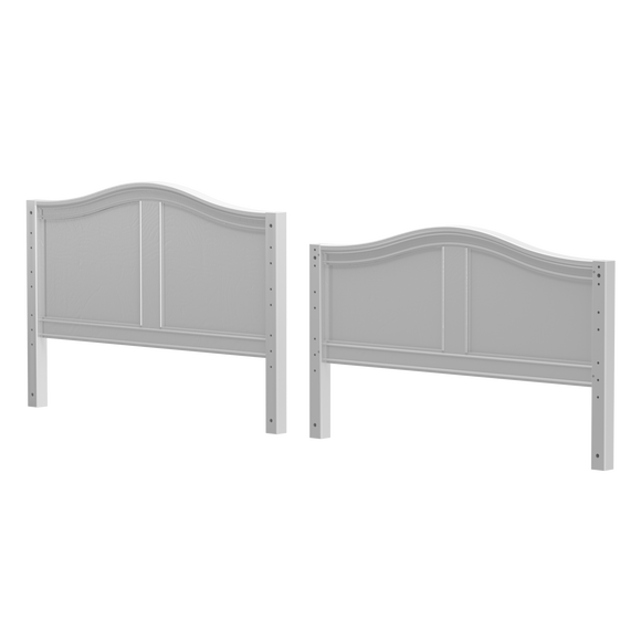 322-002 : Component Full Curved Bed End Med/Low, White