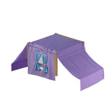 3451-027 : Accessories Full Top Tent Frame + Fabric, Purple + Light Blue
