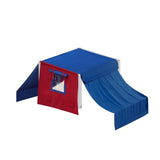 3452-021 : Accessories Full Top Tent Frame + Fabric, Blue + Red