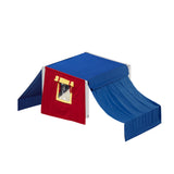 3452-029 : Accessories Full Top Tent Frame + Fabric, Blue + Red + Yellow