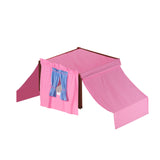 3453-028 : Accessories Full Top Tent Frame + Fabric, Pink + Light Blue