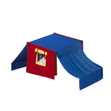 3453-029 : Accessories Full Top Tent Frame + Fabric, Blue + Red + Yellow