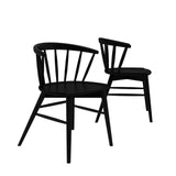 3520315900-170 : Dining Chair Lido Dining Chair (2 pack)|| Black