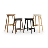 3600353500-440 : Bar Chair Beryl Upholstered Bar Height Stool (30in), Black/Black PU Leather